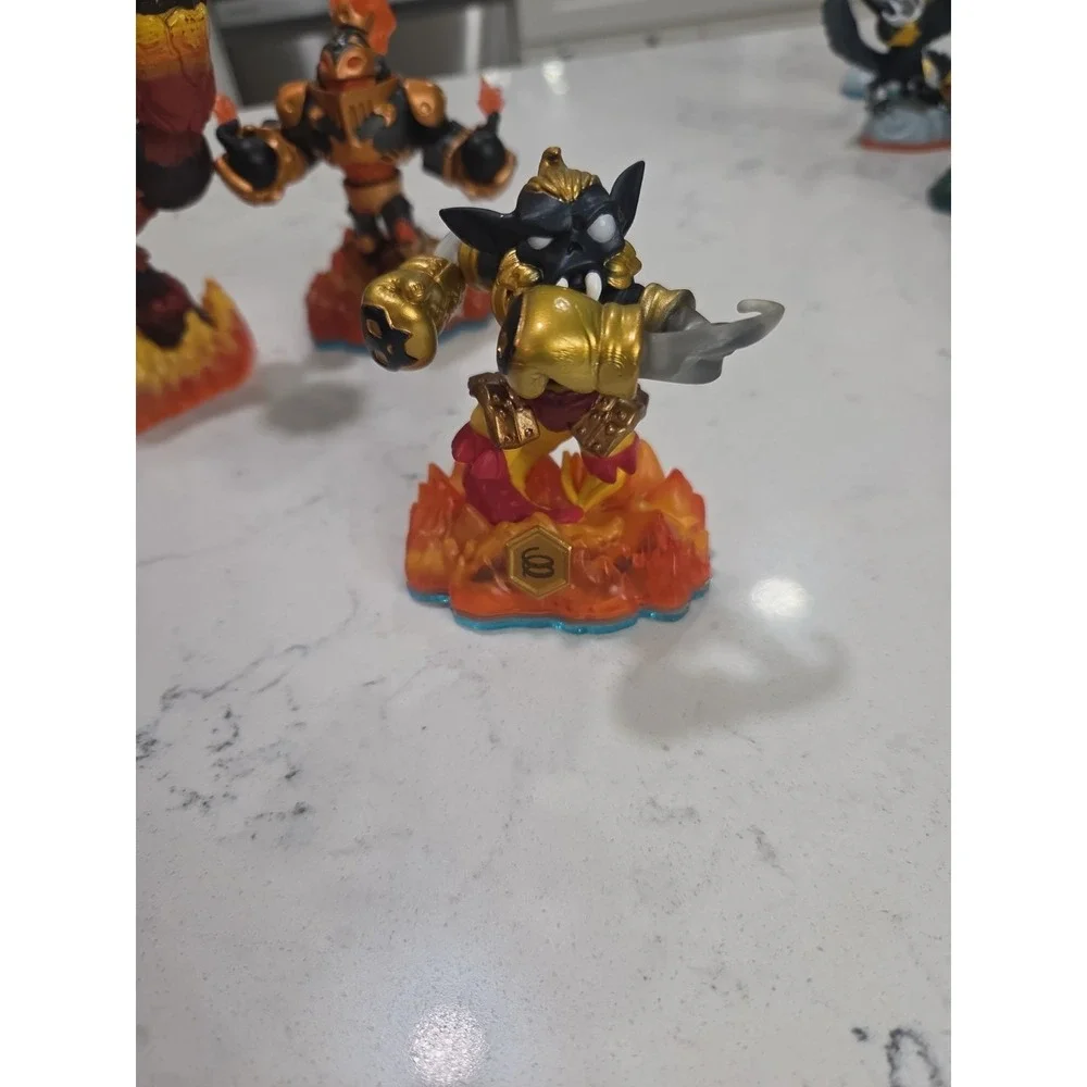 Skylanders Fire Element Figures Lot of 8